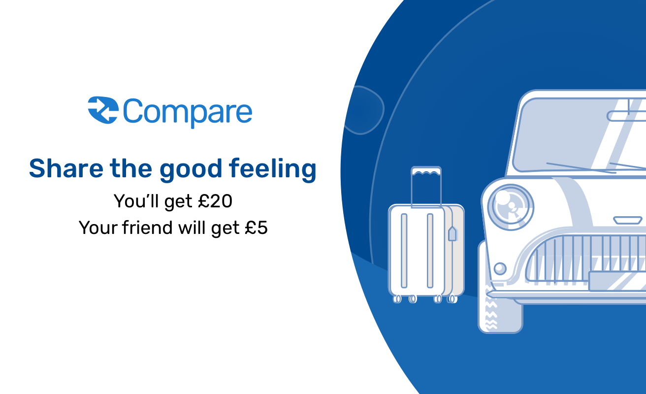 Quidco Compare: Tell a mate. You’ll get £20 (they'll get £5)